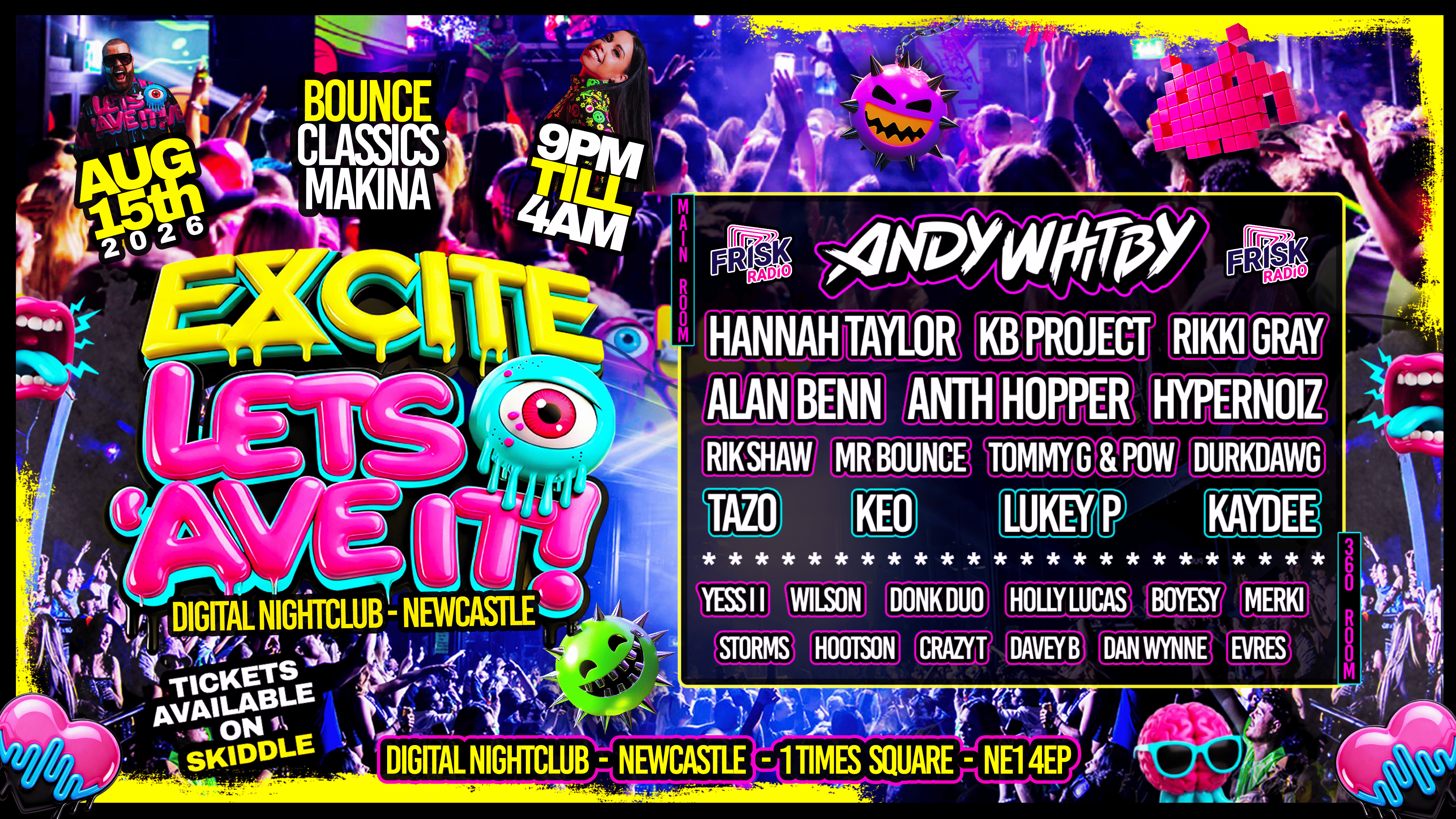 EXCITE LETS AVE IT!
