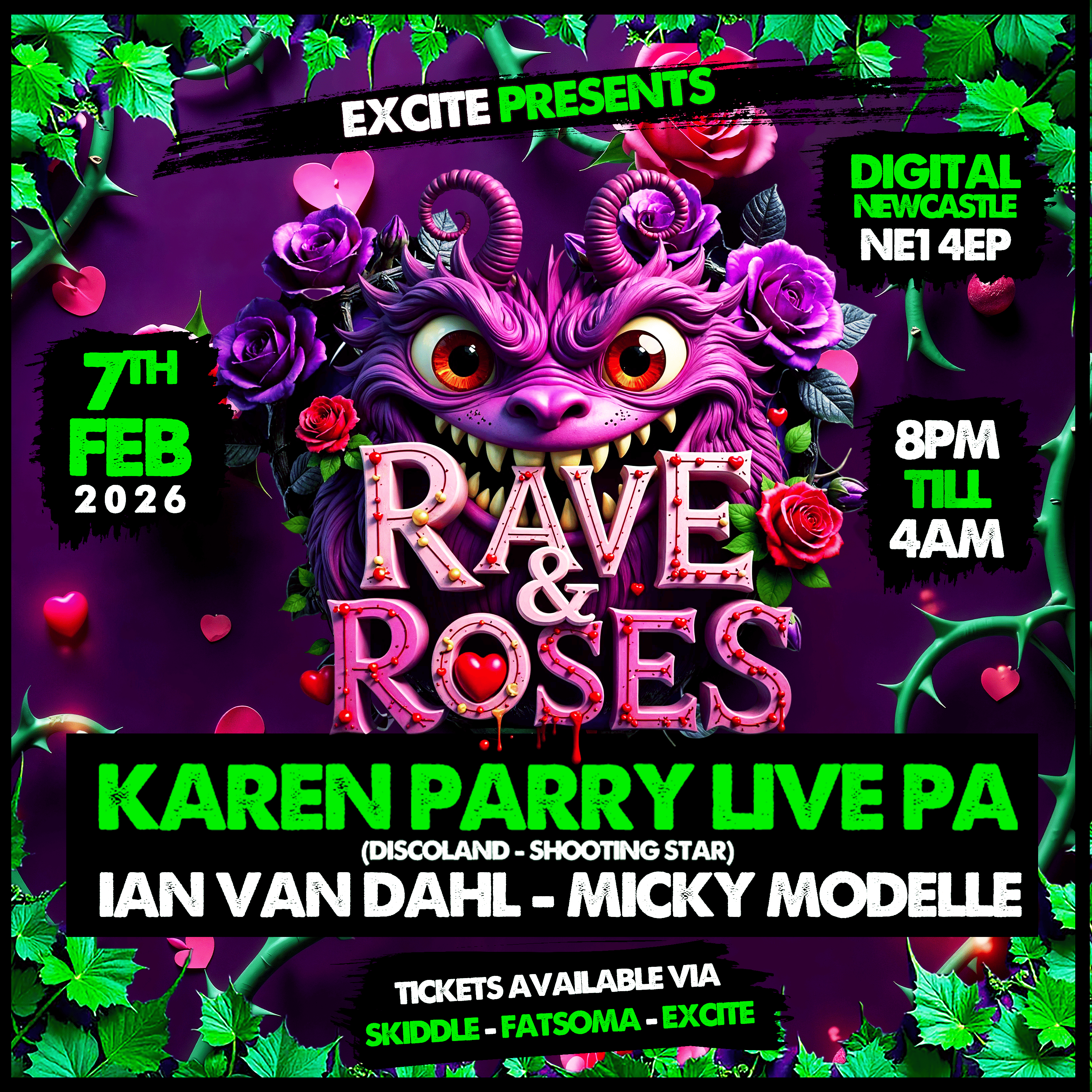 EXCITE - RAVE & ROSES