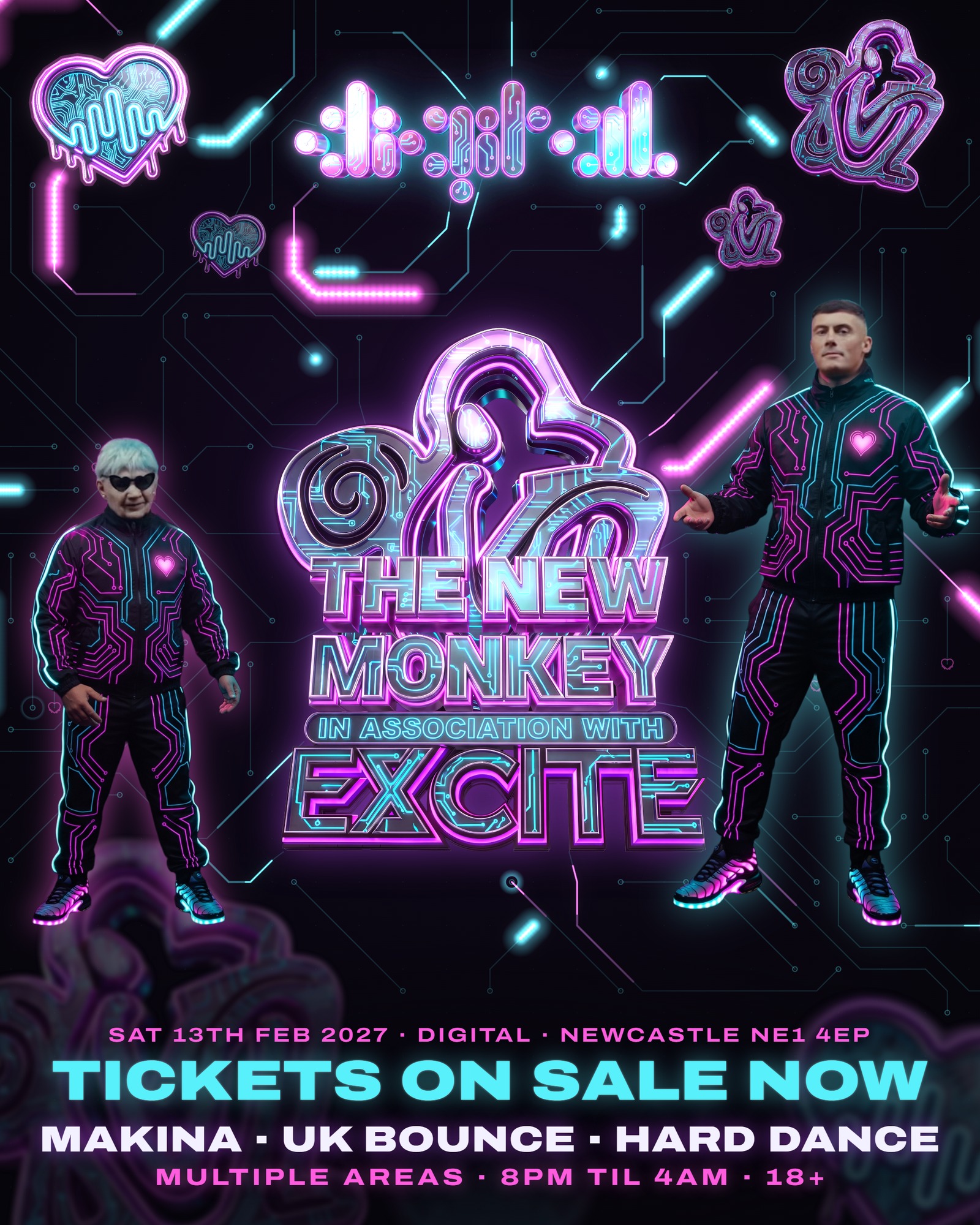 EXCITE X THE NEW MONKEY - VALENTINES FIESTA